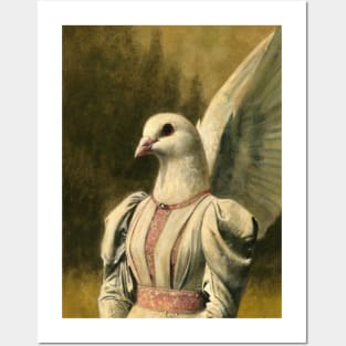 Victorian Dove Lady Posters and Art